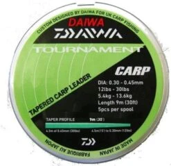 Daiwa Tournament Tapered Carp Leaders
