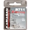 Kamasan B711 Wide Gape Bronze Hooks - 11 Barbed