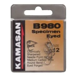 Kamasan B980 Specimen Eyed Hooks - 2
