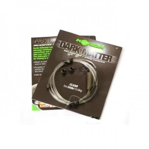 KORDA Dark Matter Leader - Heli Clay 30lb 1 KORDA Dark Matter Leader - Heli Clay 30lb