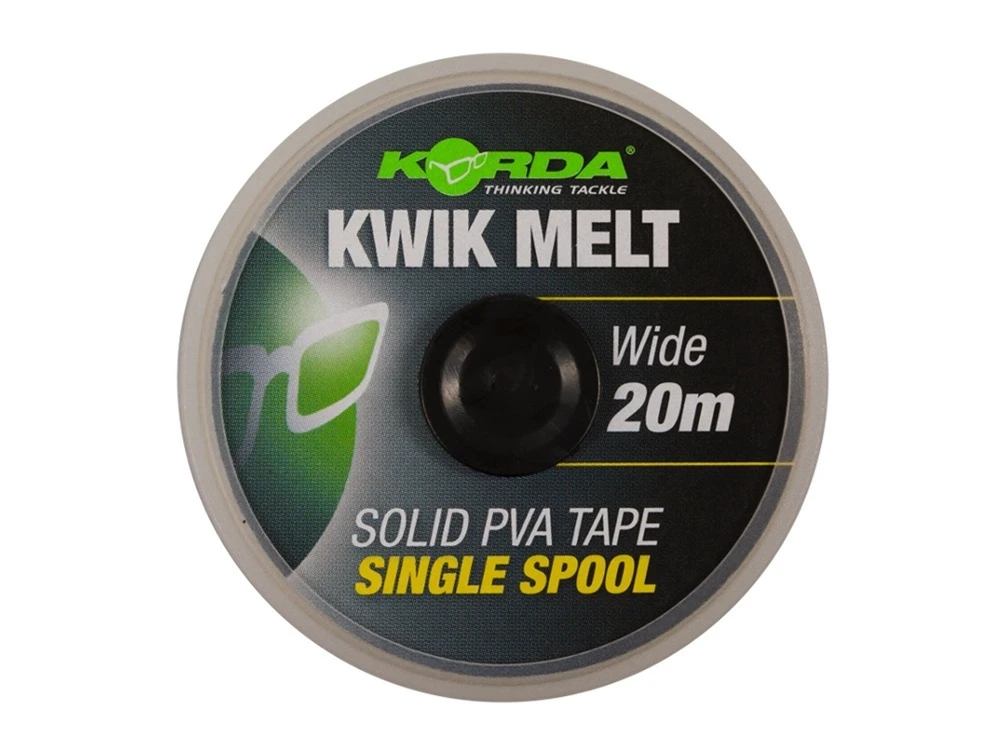 KORDA Kwik-Melt PVA Tape 20m Single Spool - Wide 10mm 1 KORDA Kwik-Melt PVA Tape 20m Single Spool - Wide 10mm