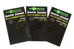 KORDA Safe Zone Rubber Bead - Muddy Brown 5mm