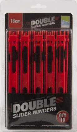 Double Slider Winders - 13cm Yellow (10pc)