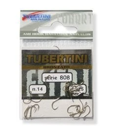 TUBERTINI Series 808 Barbless Hooks - 8