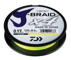 Daiwa J-Braid X4 - 135m Dark Green 0.07mm