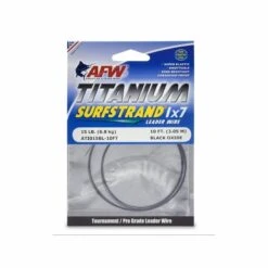 Titanium Surfstrand 1x7 Multi Strand Leader Wire - 10ft 30lb