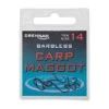 Drennan Carp Maggot Hooks - Barbless Size 12