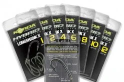 KORDA Longshank X Hooks - Size 4 MicroBarbed