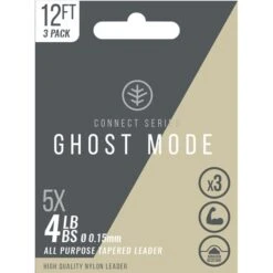 Ghost Mode Tapers 3X - 12ft Clear 4 Lb