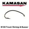 Kamasan B100 Shrimp & Buzzer Trout Hooks - Sz10
