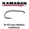 Kamasan B170 Medium Traditional Trout Hooks - Sz02