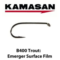 Kamasan B400 Emerger Surface Film Trout Hooks - Sz10