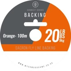 Dacron Fly Line Backing - 20LB Orange 100m -Rod Venture Sales Store 43984 2