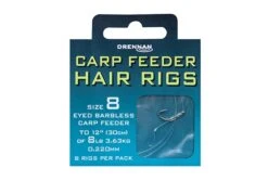 Drennan Carp Feeder Hair Rigs - Size 10 To 7lb