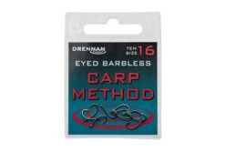 Drennan Eyed Barbless Carp Method Hooks - Size 10