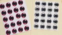 Epoxy Eyes - S Red/Black 3mm