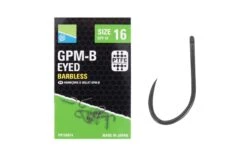 GPM-B Eyed Barbless Hooks - Size 12