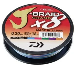 Daiwa J-Braid Grand Braid Multi Colour - 0.06mm 150m 11LB