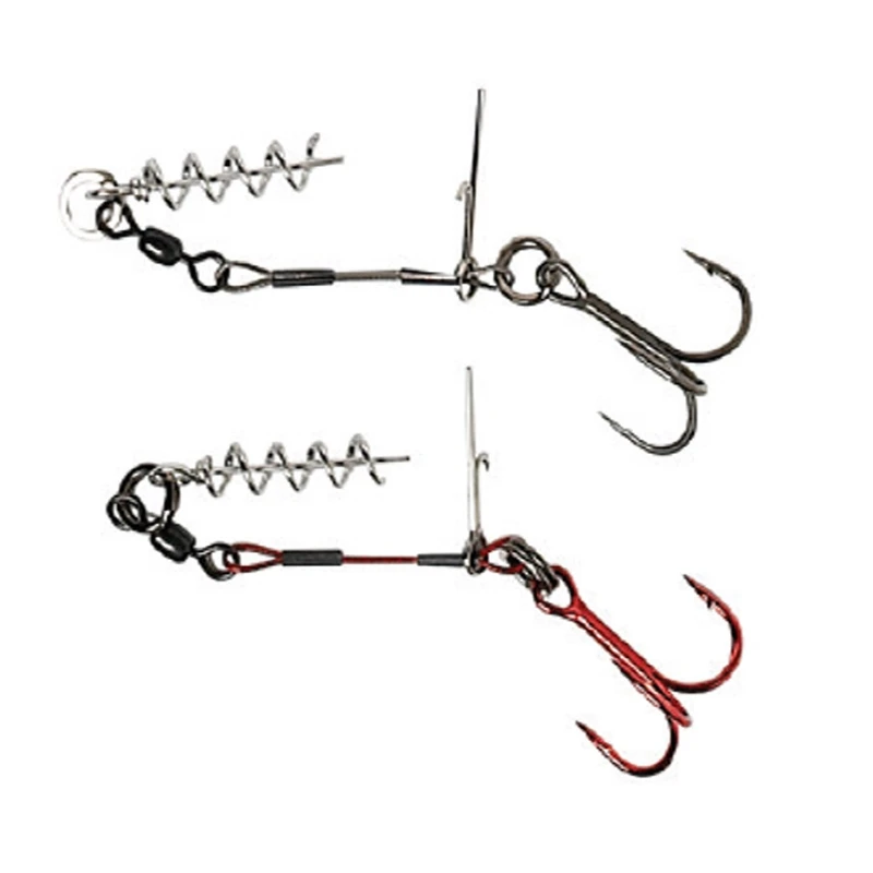Savage Gear Carbon49 Corkscrew Stinger Rig - #1/0 16kg 2 Pcs 2 Savage Gear Carbon49 Corkscrew Stinger Rig - #1/0 16kg 2 Pcs - Image 2