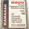 Kamasan B800 Long Shank Trout Fly Hooks - Sz6