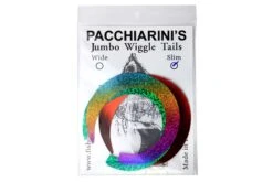 Pacchiarinis Wiggle Tails - 6x Green/Red/Rainbow Medium -Rod Venture Sales Store 46313 2