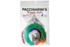 Pacchiarinis Wiggle Tails - 6x Green/Red/Rainbow Medium
