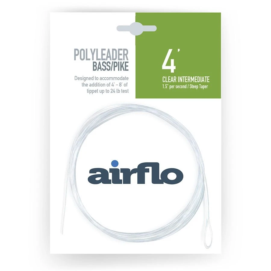 Airflo Polyleader Bass / Pike 4ft - Floating 1 Airflo Polyleader Bass / Pike 4ft - Floating