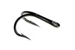 Tube Double Black Nickle Fly Tying Hooks - Size 10