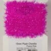 15mm Plush Transluscent Chenille - Fl. Dark Pink