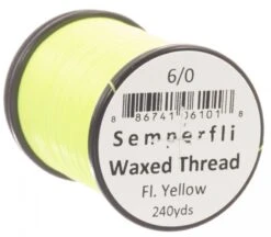 Classic Waxed Thread 240yd - 6/0 Black -Rod Venture Sales Store 48080 11