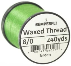 Classic Waxed Thread 240yd - 6/0 Black -Rod Venture Sales Store 48080 3