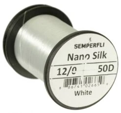 Nano Silk 50D - 12/0 Black+ -Rod Venture Sales Store 48084 5