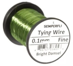 0.1mm Wire - Bright Damsel Green