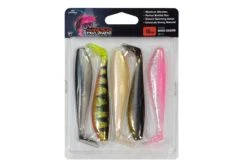 Fox Zander Pro Ultra UV Shad - 7.5cm Mixed Colours 5pcs