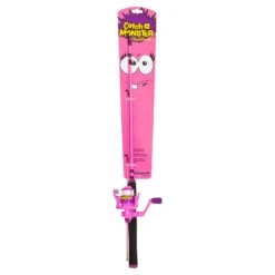 Shakespeare Catch A Monster Kids Spin Combo - Pink 4'6 15-30g -Rod Venture Sales Store 48934 2