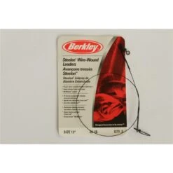 Berkley McMahon Wire Wound Steelon Leaders - 12inch 20lb 3pcs