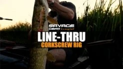 Savage Gear Linethru Corkscrew Rig - #1 40cm 22kg 2pcs -Rod Venture Sales Store 51425 2