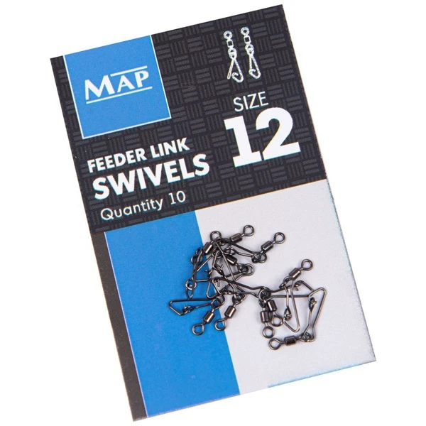 MAP Feeder Link Swivels - Size 8 3 MAP Feeder Link Swivels - Size 8 - Image 3