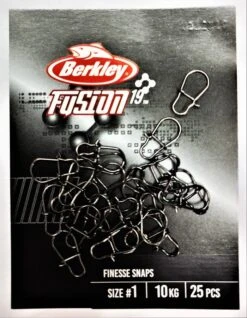 Berkley Fusion19 Finesse Snaps - Sz 0 - 8kg 25pcs