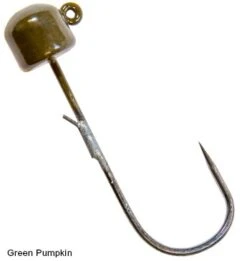 Z-Man Power Finesse Shroomz Jig Heads - 1/10oz Green Pumpkin 3pcs