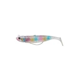 Savage Gear Savage Minnow Weedless 12.5cm 28g Sinking - Blue Pearl Silver 2+1 -Rod Venture Sales Store 52763 10