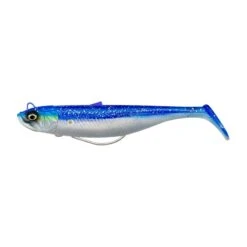 Savage Gear Savage Minnow Weedless 12.5cm 28g Sinking - Blue Pearl Silver 2+1 -Rod Venture Sales Store 52763 5