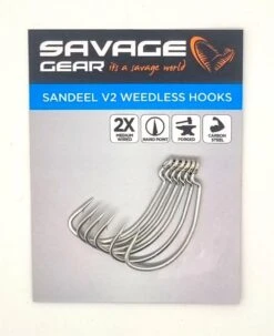 Savage Gear Sandeel V2 Weedless Hooks - #3/0 6Pcs