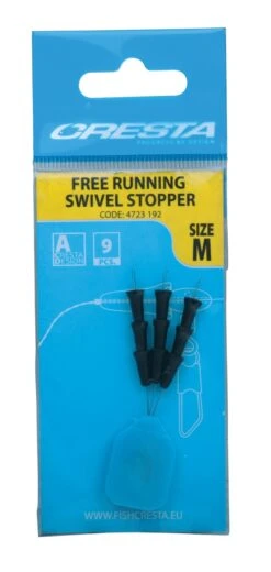 Cresta Free Running Swivel Stoppers - Medium 0.7×8mm 9pcs