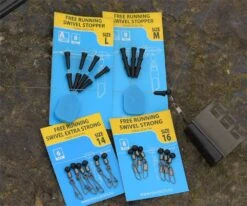 Cresta Free Running Swivel Stoppers - Medium 0.7×8mm 9pcs -Rod Venture Sales Store 53992 5