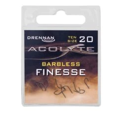 Drennan Acolyte Finesse Barbless Hooks - Size 16 13 Drennan Acolyte Finesse Barbless Hooks - Size 16 -Rod Venture Sales Store 54440 6