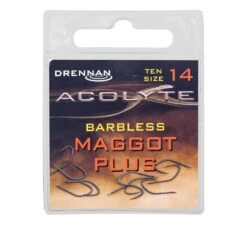 Drennan Acolyte Maggot Plus Barbless Hooks - Size 12 -Rod Venture Sales Store 54441 4
