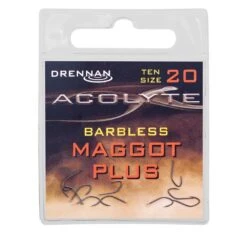 Drennan Acolyte Maggot Plus Barbless Hooks - Size 12 -Rod Venture Sales Store 54441 5