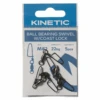 Kinetic Ball Bearing Swivel W/ Coast Lock - S - #1 - Black - 5pc